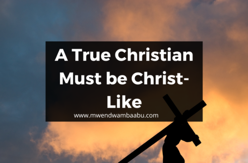 A True Christian Must be Christ-Like