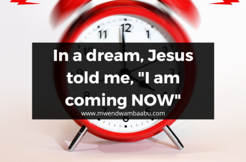 In a dream, Jesus told me, "I am coming NOW"