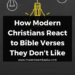 How Modern Christians React to Bible Verses They Don’t Like