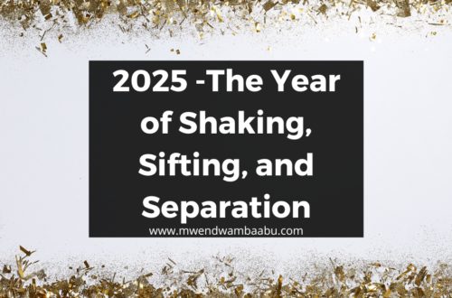 2025 -The Year of Shaking, Sifting, and Separation