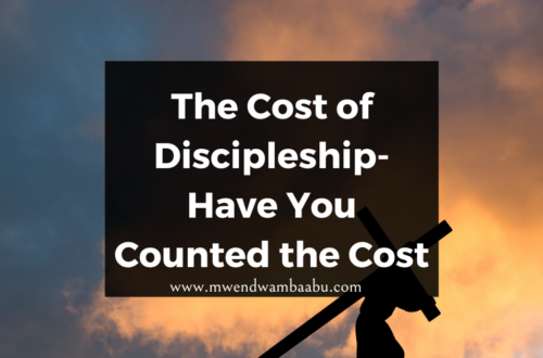 The Cost of Discipleship-Have You Counted the Cost?