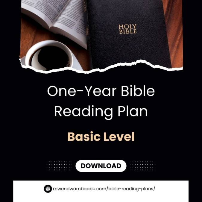 One-Year Bible Reading Plan (Basic Level) 2-page PDF