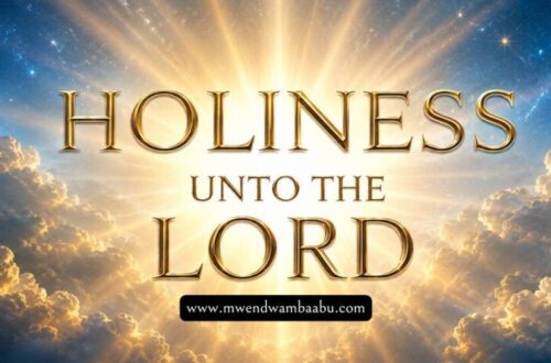 HOLINESS UNTO THE LORD