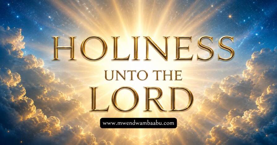HOLINESS UNTO THE LORD